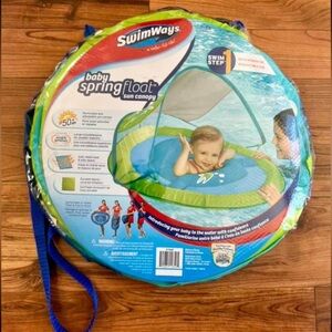 NEW SwimWays Baby Spring Float with Canopy